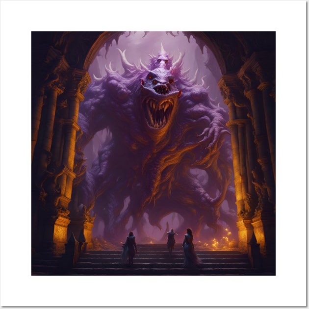 The King of the Abyss Wall Art by Lyvershop